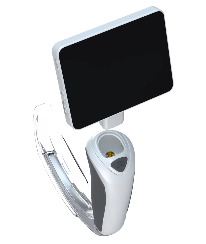 Videolaryngoskop VX-Serie - Monitor und Handgriff getrennt von Oben